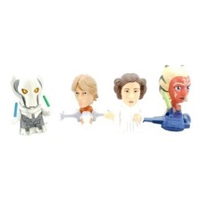 Star Wars Lucas Films McDonald Burger King Toy Lot of 4 Bobbleheads Collectibles