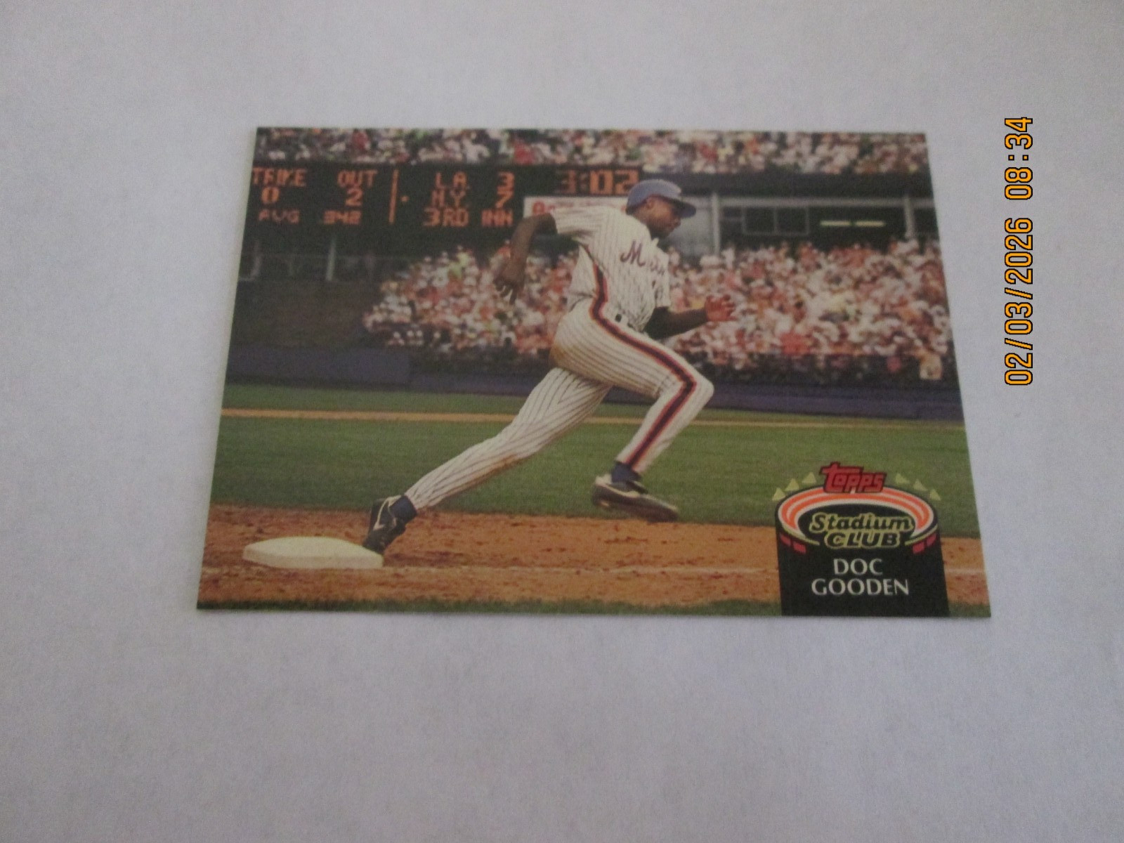 DOC GOODEN METS 1992 TOPPS STADIUM CLUB BASEBALL CARD  #455 FREE SHIPPING