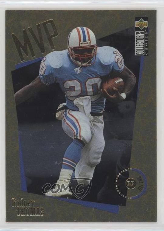 1996 Upper Deck Collector's Choice MVPs Gold Rodney Thomas #M19 0f3j