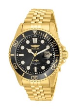 Invicta Pro Diver Men s Watch 43mm Gold Black Dial Quartz 30614