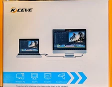 KCEVE 8K Dual HDMI KVM Switch USB3.0 for 2 Computers 8K60 4K120 Dual Monitors PC