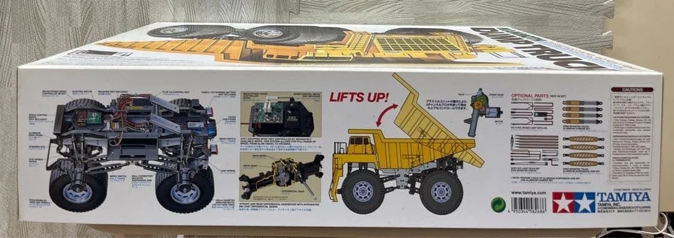 Nuova auto radiocomandata TAMIYA Mammoth Dump Truck 1/20 dal Giappone M - Immagine 3 di 4