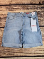 Celebrity Pink Bermuda Jean Shorts 3/26 Cuffed Stretch BRAND NEW WITH TAGS