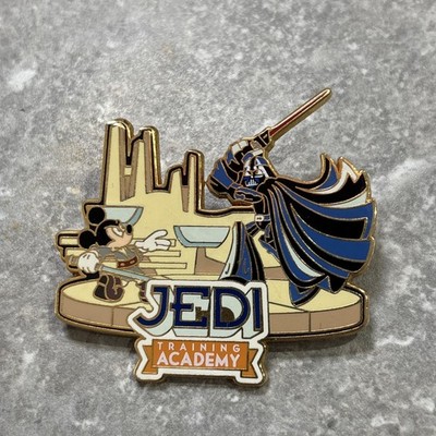 DISNEY STAR WARS PIN JEDI TRAINING ACADEMY MICKEY VS DARTH VADER TOMORROWLAND