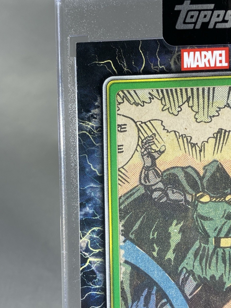 2025 Exclusive Topps Marvel Mint 1/1 Dr. Doom Comic Cut 🔥 | eBay