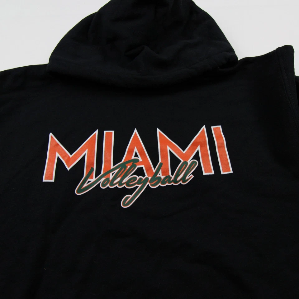 Miami Hurricanes Gildan Sweatshirt Men's Black Used - Image 4 of 4