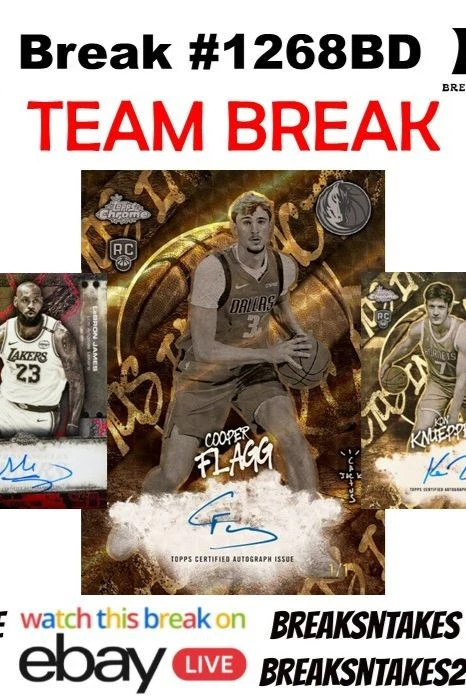 Break #1268BD: 2025-26 Topps Chrome Cactus Jack Basketball Hobby 6 BOX PYT