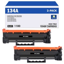 2PK WITH CHIP For W1340A 134A Toner Cartridge for HP LaserJet M209dw MFP M234sdw