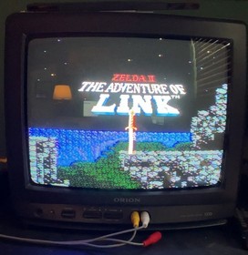 Zelda II The Adventure of Link Nintendo NES Cartucho Dorado