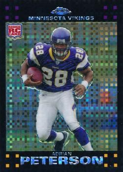 2007 Topps Chrome #TC181 Adrian Peterson Refractors PSA 9