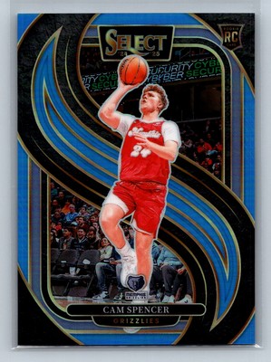 2024-25 Panini Select Basketball Cam Spencer Light Blue Premier /299 RC
