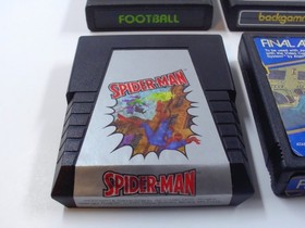 Atari 2600 Lot of 8 Final Approach Joust Spiderman Indy 500 TESTED Carts Only -