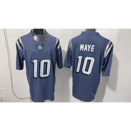 Men's/Youth Patriots #10 Drake Maye Limited Player All Printed Jersey