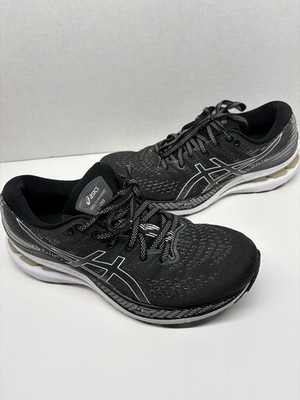 ASICS Gel Kayano 28 Women s 8 Stability Running Shoes Black White Clean