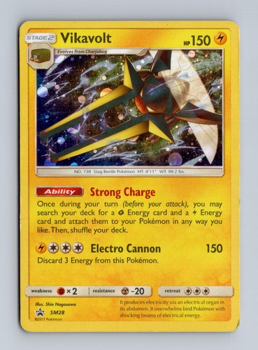 Vikavolt - SM28 Holo Promo Sun & Moon Promo Pokemon MP
