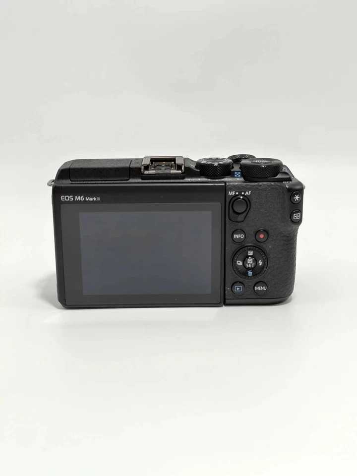 Canon EOS M6 Mark II Mirrorless Digital Camera with 15-45mm Lens Tested - Black - Image 2 of 4