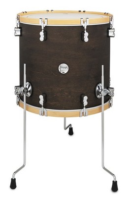 PDP Concept Classic 16x18 Walnut Stain Floor Tom with Natural Stain Wood Hoops