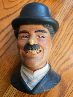 Bossons/ Legend Large Vintage Chalkware Head ''Charles Chapman'' 1950