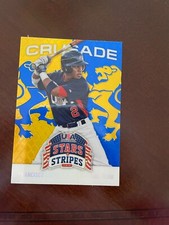 2015 Panini USA Stars & Stripes Crusade Blue #39 Francisco Lindor NY Mets RC MT