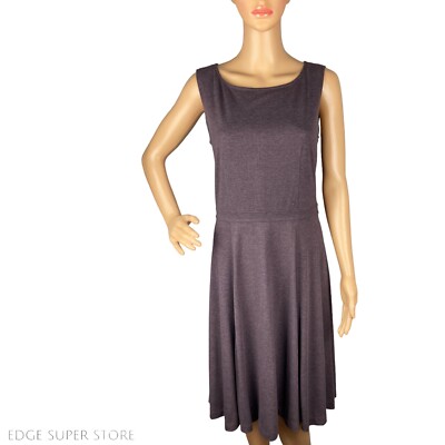 Loft Ann Taylor Light Purple Zip Up Fit N Flare Sleeveless Tank Dress Size  6 | eBay