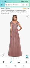 Woman's Burgundy Formal Gown