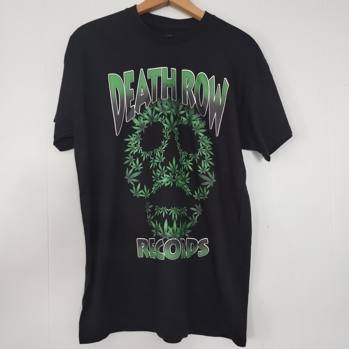 FILA T shirt Medium Death Row Records Snoop Dr Dre Weed Skull Hip Hop Rap Musica