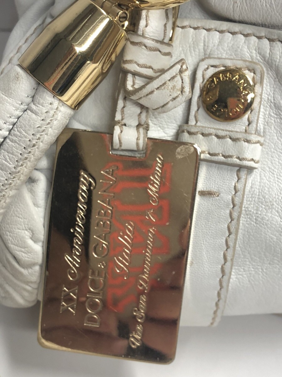 Dolce & Gabbana XX 20th Anniversary Leather Shoulder Handbag
