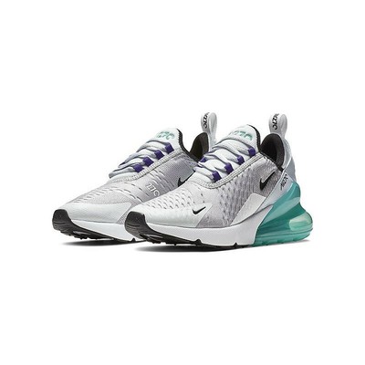 NIKE AIR MAX 270 (GS) PURE PLATINUM/BLCK-HYPER JADE [943345 010] US YOUTH SZ 6.5 | eBay