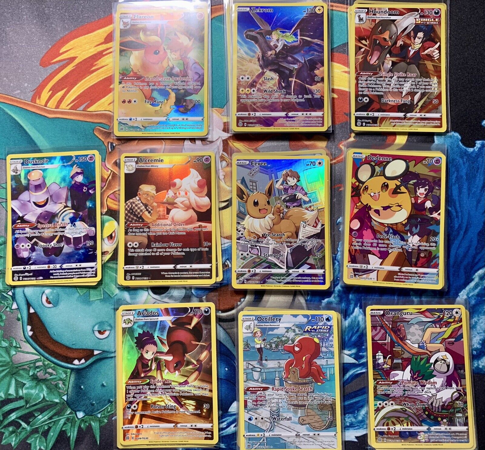 Lots 7 carte Pokemon brillante Star ENG