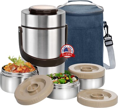 Termos Para Comida Grande 67Oz Caliente Calentador De Portatil Acero Inoxidable