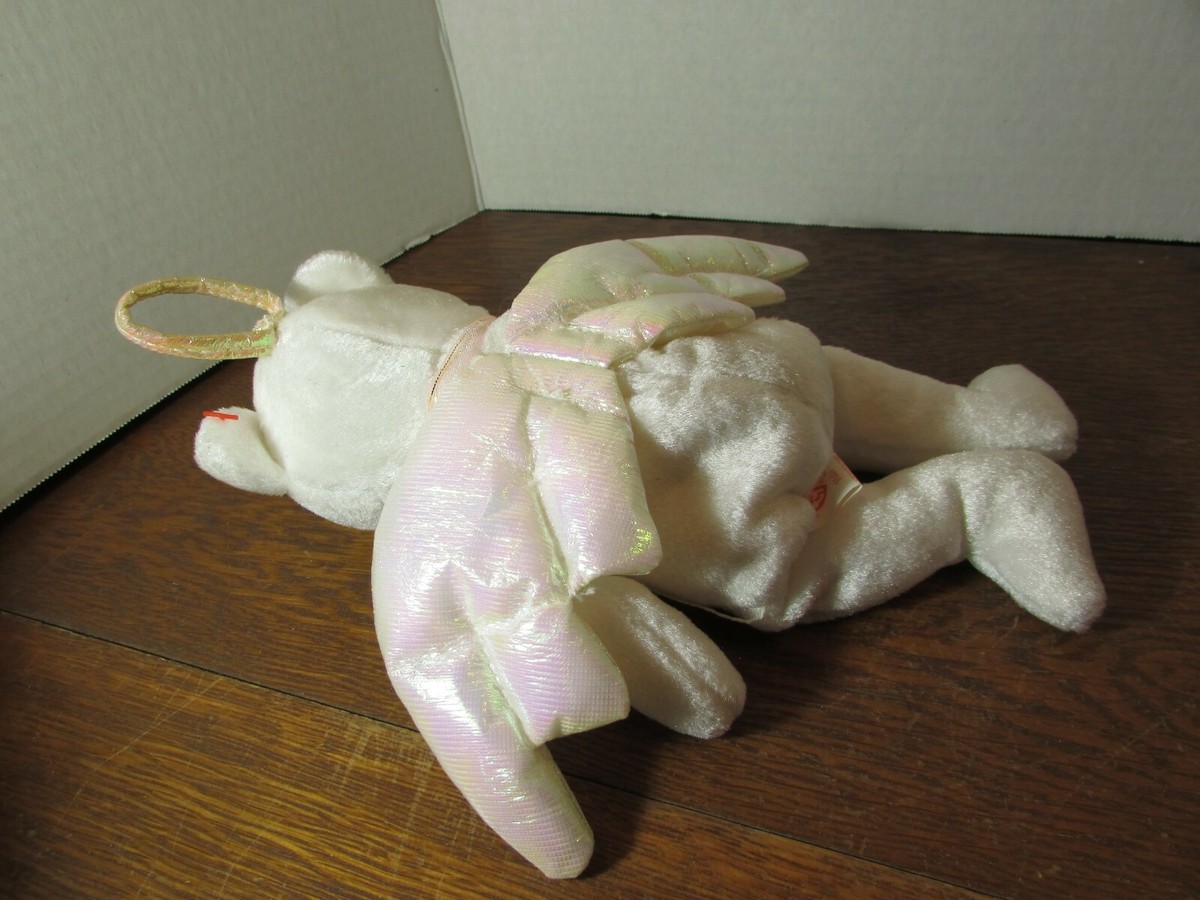 TY Beanie Babies Baby plush ANGEL WINGS WHITE 