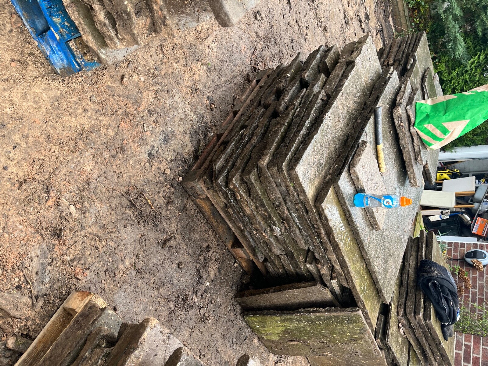 Reclaimed york stone paving flags eBay