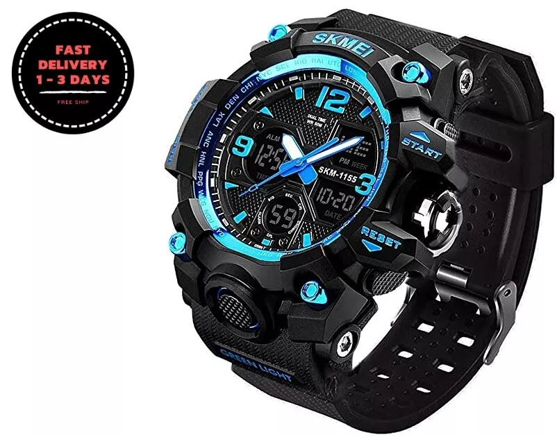 Reloj Para Hombre Relojes De Cuarzo Reloj Militar Digital Deportivo De  Buceo