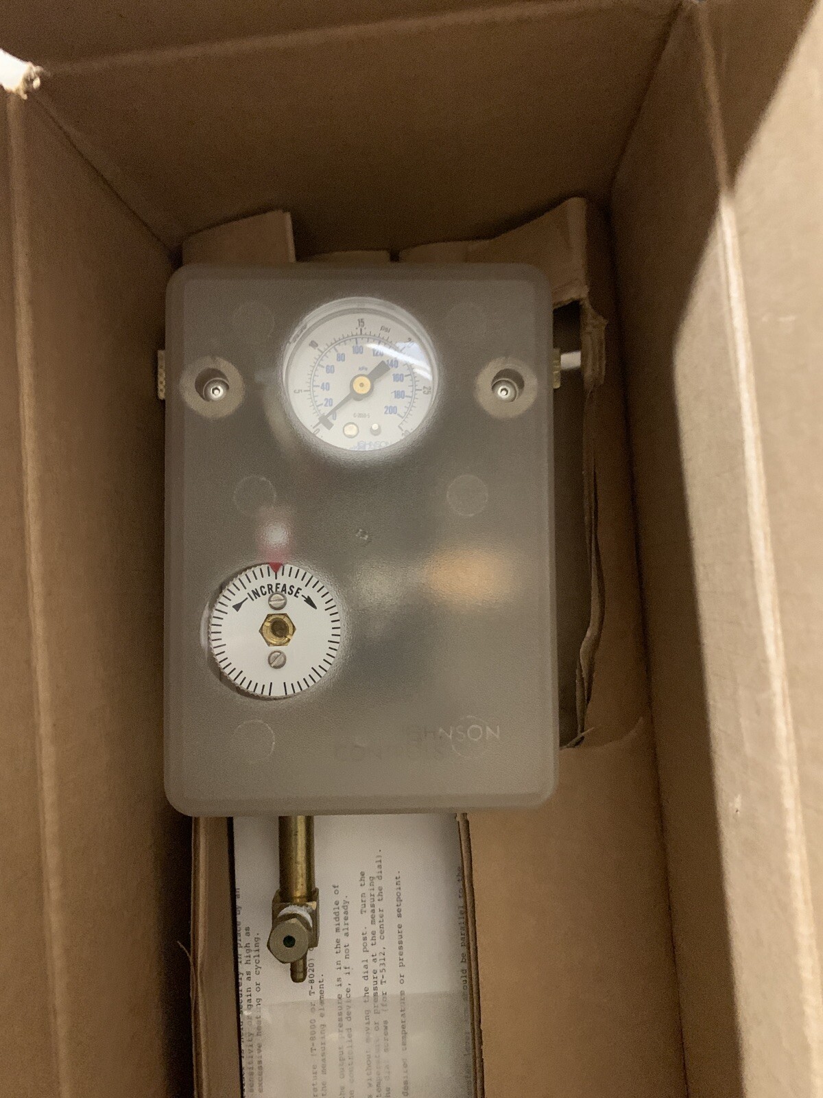Johnson Controls T-5312 Proportional Action Receiver Controller