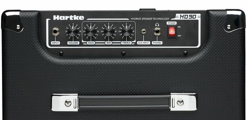 Hartke HD50 50-Watt HyDrive 10" Combo Electric Bass Guitar Amplifier - Picture 3 of 4