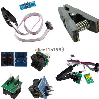 SOIC8 SOP8 DIP Flash Chip IC Test Clips Socket Adpter Programmer Converter 150mi
