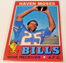 1971 Topps #112 Haven Moses Buffalo Bills San Diego St