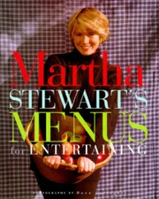 Martha Stewart's Menus for Entertaining - Hardcover - VERY GOOD