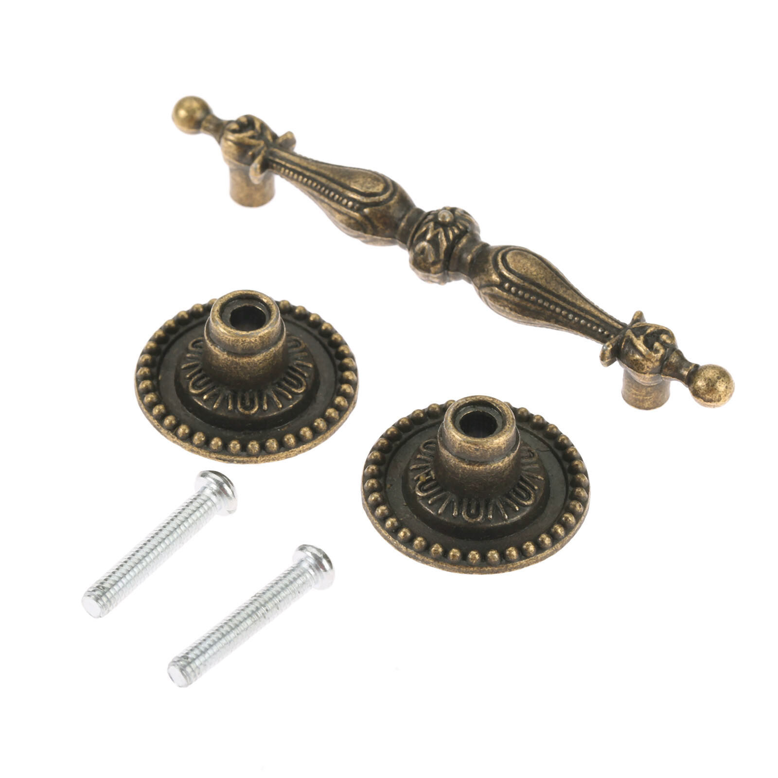 Cupboard Wardrobe Door Pull Handle Hardware Retro Cabinet Drawer Knob 63mm Pitch-image