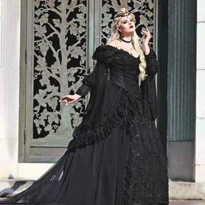green emerald velvet dress Amazon.com: Women's Victorian Rococo Dress Lace Bell Sleeve Ball Gown  Renaissance Masquerade Party Dresses Elegant Court Dress : Clothing, Shoes  & Jewelry main image 0