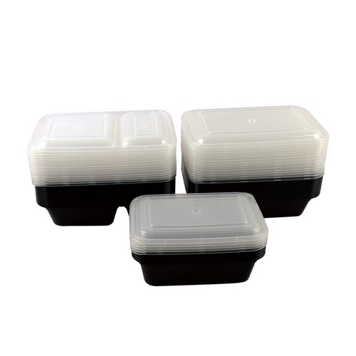 Mainstays Meal prep 35 pk food storage containers BPA Free Divided & Undivided - Picture 4 of 5