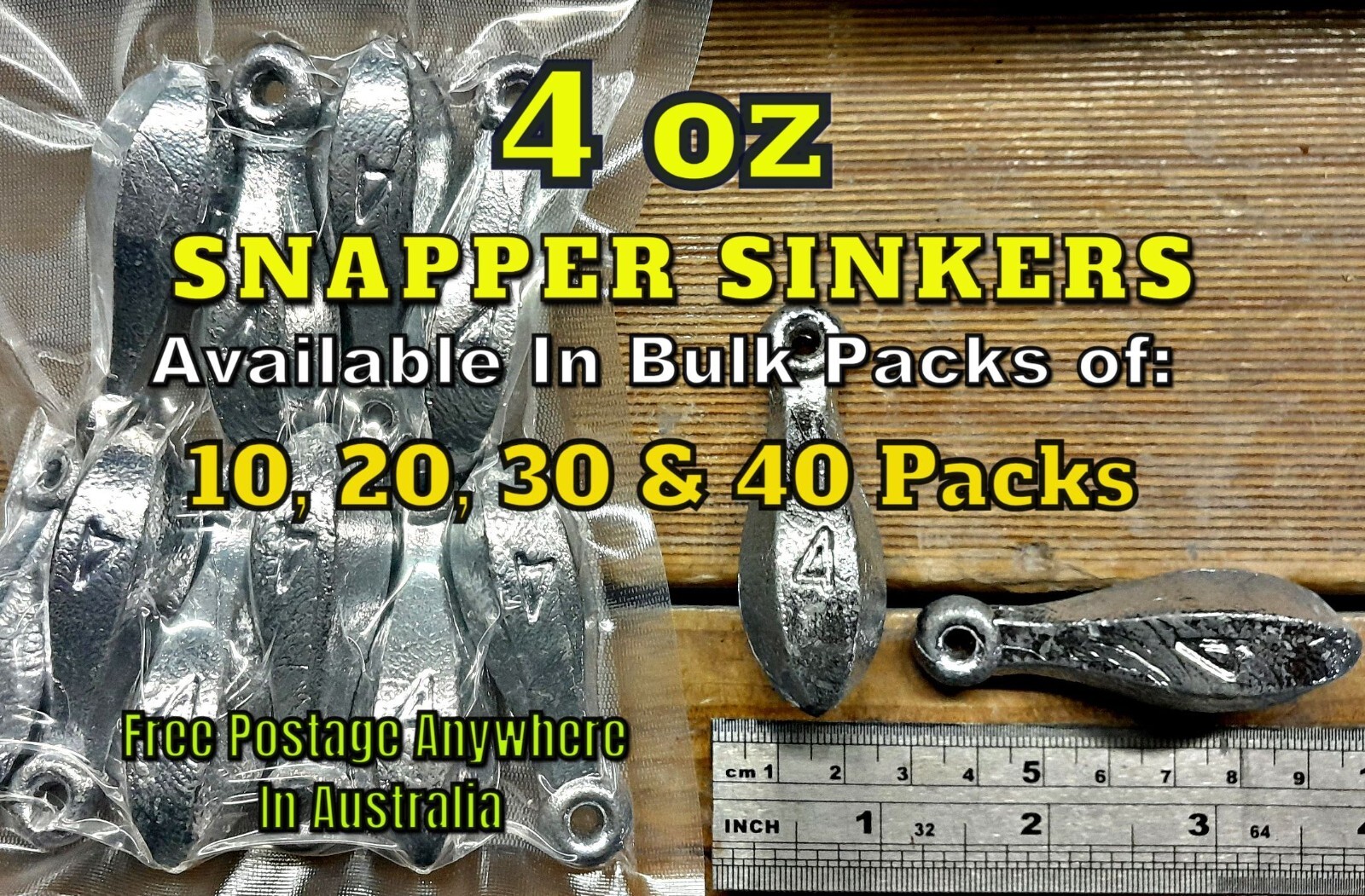 FISHING TACKLE SINKERS, Bulk buy 4oz SNAPPER SINKERS FOR FISHING eBay