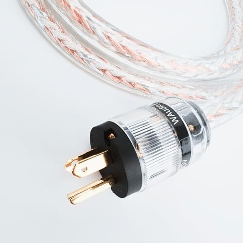 WAudio 10 AWG Audiophile Power Cable, HiEnd OFC Power Cord for HiFi 3