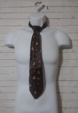 Men's Unbranded Blue Paisley Mickey Mouse Neck Tie, 3.5 X 56