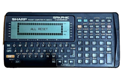 SHARP Pocket Computer PC-G850VS Function Calculator | TESTED Working | JP