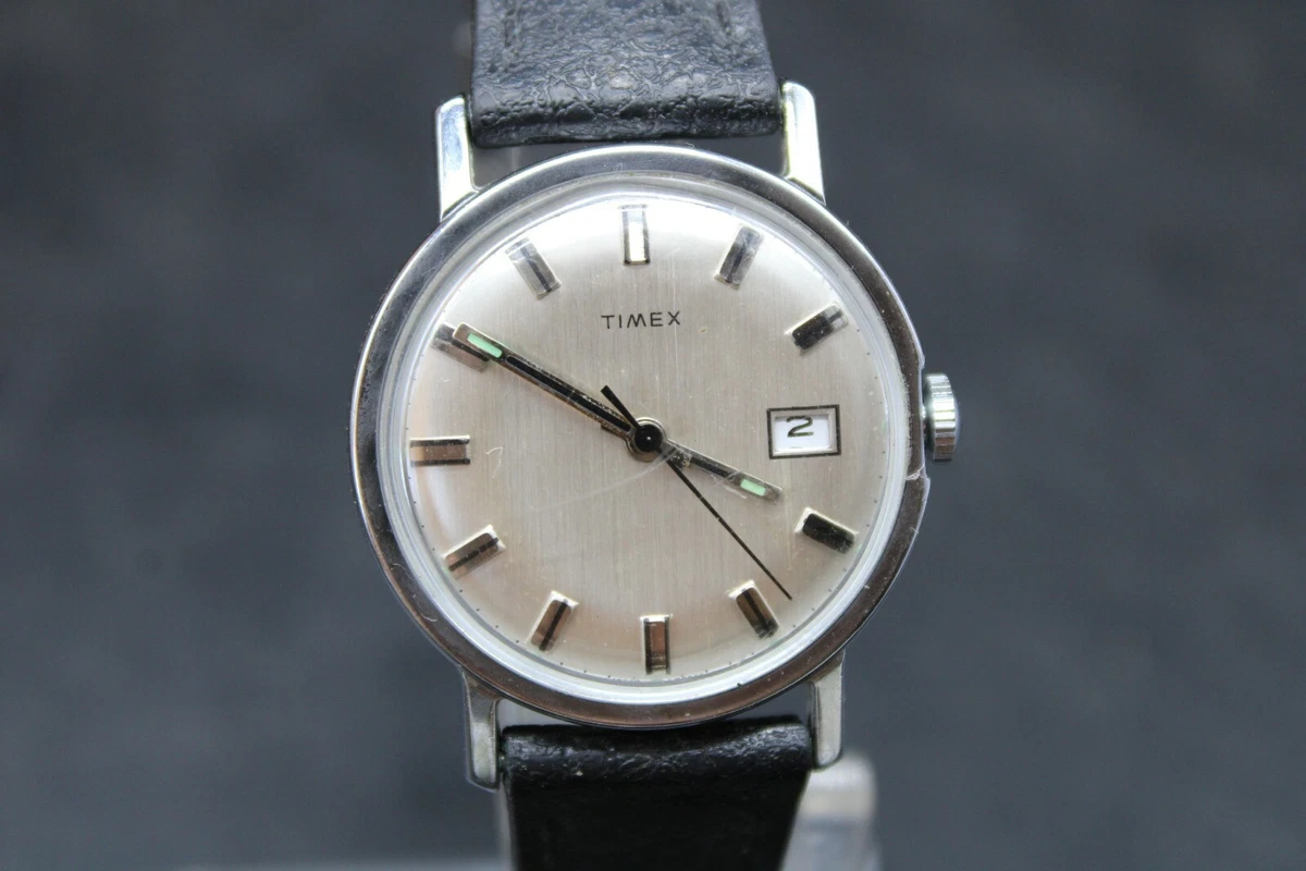 1977 VINTAGE TIMEX MEN S WRIST WATCH MECHANICAL 33mm 16570 02577 R3D3 eBay