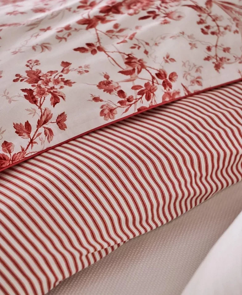 LAUREN RALPH LAUREN Annie 3-Pc. Comforter Set Full/Queen Red $420 Cotton - Image 2 of 4