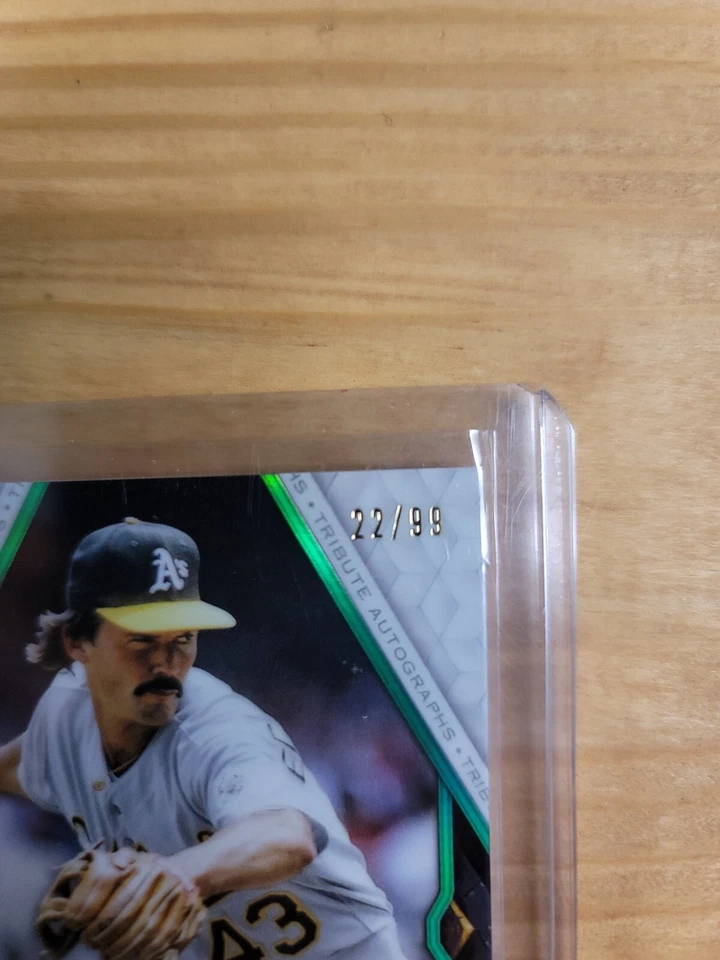 2021 Topps Tribute Dennis Eckersley Autograph Auto #/99 - Image 2 of 4