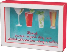 Primitives Shadow Box - Alcohol Salad