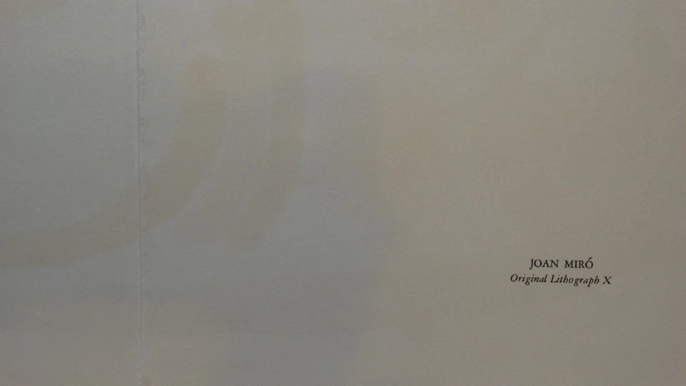 Joan Miro, Original Lithograph X - image 2 of 4